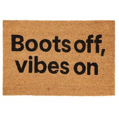 Πατάκι Εισόδου 40x60cm ''Boots off, vibes on'' MRShome DF-0006003