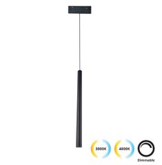 Μονόφωτο Track Μαύρο 7W 2CCT Magnetic Viokef 4244201-N