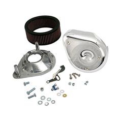 S, teardrop air cleaner assembly. Chrome