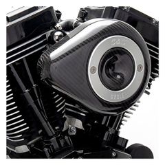 S Stealth, carbon teardrop air cleaner kit