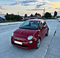 Fiat 500 2014 LOUNGE TWIN AIR 500/Ημιδερματινα/Χρωμα Corallo Red-thumb-1