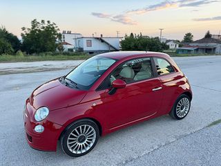 Fiat 500 2014 LOUNGE TWIN AIR 500/Ημιδερματινα/Χρωμα Corallo Red-thumb-6