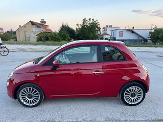 Fiat 500 2014 LOUNGE TWIN AIR 500/Ημιδερματινα/Χρωμα Corallo Red-thumb-7