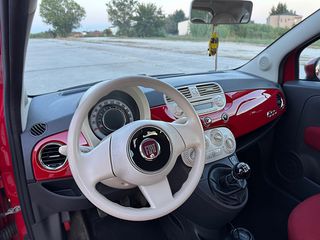 Fiat 500 2014 LOUNGE TWIN AIR 500/Ημιδερματινα/Χρωμα Corallo Red-thumb-47