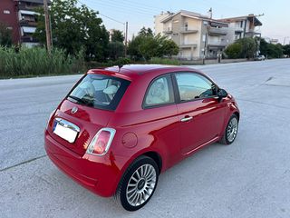 Fiat 500 2014 LOUNGE TWIN AIR 500/Ημιδερματινα/Χρωμα Corallo Red-thumb-11