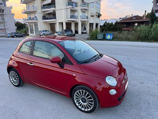Fiat 500 2014 LOUNGE TWIN AIR 500/Ημιδερματινα/Χρωμα Corallo Red-thumb-14