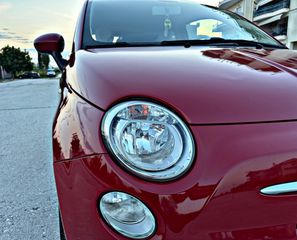 Fiat 500 2014 LOUNGE TWIN AIR 500/Ημιδερματινα/Χρωμα Corallo Red-thumb-34