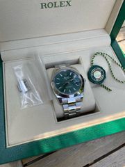 ROLEX DATEJUST green mint-thumb-1
