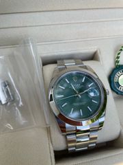 ROLEX DATEJUST green mint-thumb-2