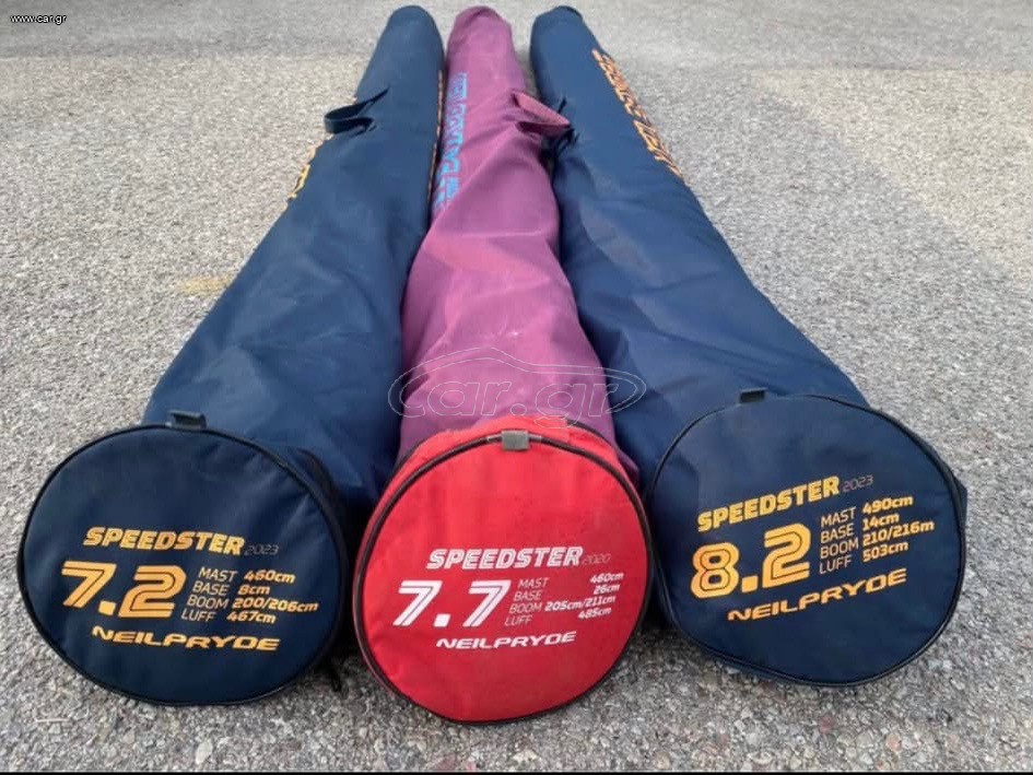 Windsurf 2023 Neilpryde Speedster 7.2/7.7/8.2 +Sails mast