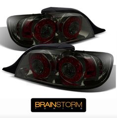 Φανάρια Πίσω Τύπου Facelift Για Mazda RX8 S1 (2003-2009) Χρώματος Smoked - Brainstorm Tuning