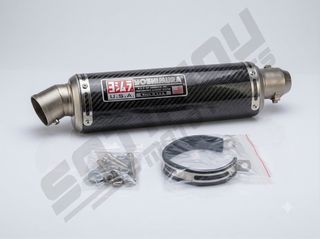 ΤΕΛΙΚΟ ΕΞΑΤΜΙΣΗΣ ΤΥΠΟΥ YOSHIMURA CARBON Φ51 ΜΕ ΑΝΤΑΠΤΟΡΑ ΓΙΑ ΛΑΙΜΟ Φ38-Φ50 ΜΕΓΑΛΟ 440MM