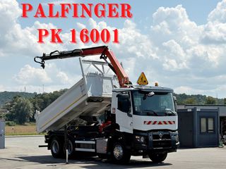 Γερανοί - Φορτηγά Με Γερανό Renault 2014 C 380 * PALFINGER PK 16001 + ΤΗΛΕΧΕΙΡΙΣΤΗΡΙΟ * 6x4