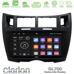 Clarion GL700 Lite Series 8Core Android ClarionOS 6+128GB Toyota Yaris Navigation Multimedia Tablet 9" (Μαύρο Χρώμα) Με Carplay & Android Auto