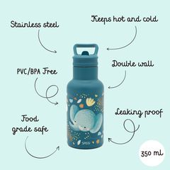 Sassi Θερμός Ανοξείδωτο 350ml Με Διπλό Τοίχωμα Chewy the Elephant-thumb-3