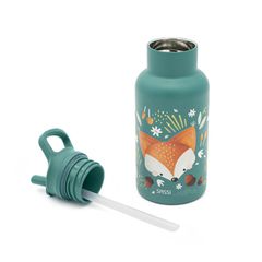 Sassi Θερμός Ανοξείδωτο 350ml Με Διπλό Τοίχωμα Crunchy the Fox-thumb-1