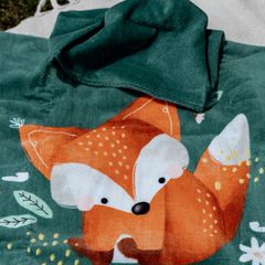Παιδικό Πόντσο Crunchy the Fox Sassi-thumb-2