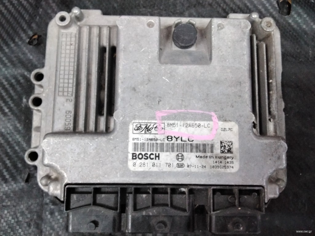 FORD C-MAX ΕΓΚΕΦΑΛΟΣ BOSCH 0 281 011 701,8M51-12A650-LC,8YLC,DZL7C