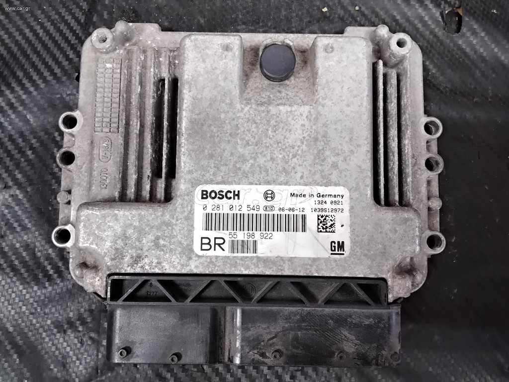OPEL ZAFIRA 1.9 CDTI ΕΓΚΕΦΑΛΟΣ BOSCH 0 281 012 549,55198922,BR