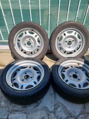Σιδερένιες ζάντες Michelin 15 για smart for two 450-451 σε 4 τεμάχια made in France