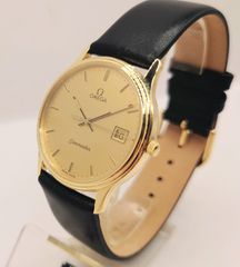 Vintage του 1985 Omega Seamaster Quartz Calendar Κ4 χρυσός Α900526 ΤΙΜΗ