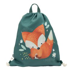 Sassi Παιδική Τσάντα Με Κορδόνι Crunchy The Fox 33x39cm