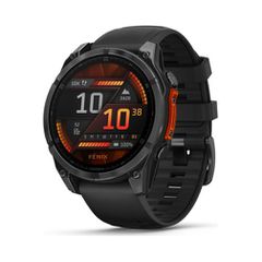 Garmin Watch Fenix 8 GPS 47mm Silicon Black Band Black EU