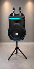 Ηχείο Karaoke με Ασύρματα Μικρόφωνα bluetooth 18 ιντσων
