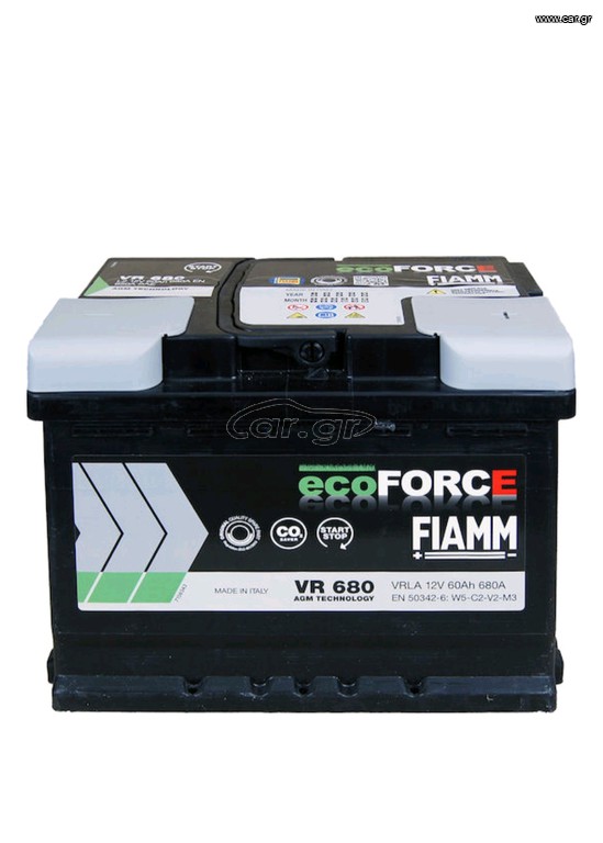 FIAMM 60AH AGM Start/Stop