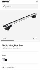THULE WING BAR EVO 118cm