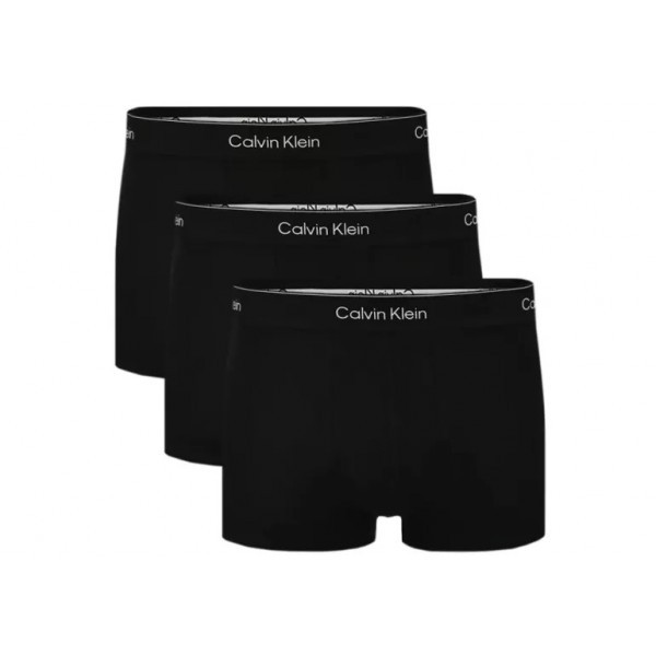 Calvin Klein Ανδρικό Μπόξερ Βαμβακερό 3 Pack Icon Trunks Μεσαιο Μηκος TM6