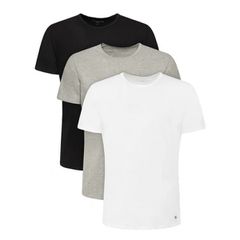 Tommy Hilfiger Ανδρική Φανέλα Βαμβακερή Crew Neck 3 Τεμαχια 0XS