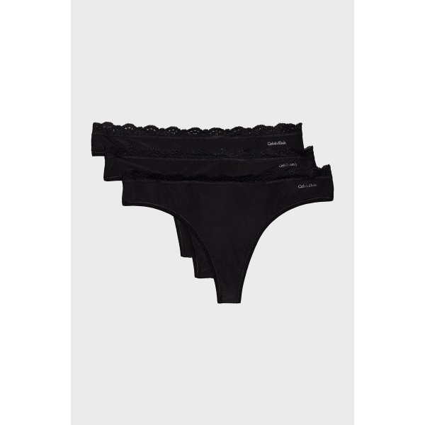 Calvin Klein Γυναικείο String Microfibre 3 Τεμάχια UB1
