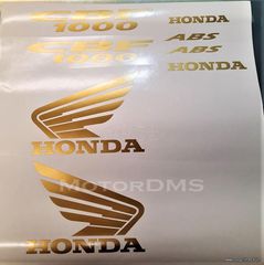 KIT ΑΥΤΟΚΟΛΛΗΤΑ CBF1000 600 HONDA ΜΑΥΡΟ ΑΣΗΜΙ ΧΡΥΣΟ ΧΡΩΜΑ !!! MotorDMS.