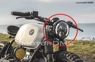 ΦΑΝΑΡΙ ΜΠΡΟΣΤΑ LED ΑΡΙΣΤΗΣ ΠΟΙΟΤΗΤΑΣ RETROMOTO !!! 6500K 150W MotorDMS!!!