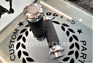 ΧΕΙΡΟΛΑΒΕΣ RSD Original !!! ΧΕΡΟΥΛΙΑ STEED SHADOW VLX INTRUDER DRAGSTAR VULCAN SPORTSTER HARLEY 1''25mm ΜΑΖΊ ΜΕ ΚΌΚΑΛΟ ΓΚΑΖΙΟΥMotorDMS