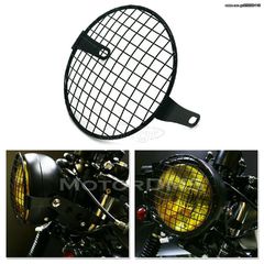 ΣΙΤΑ ΦΑΝΑΡΙΟΥ Πλέγμαγια Κάλυμμα σίτα Custom project Cafe Racer Tracker chopper bobber MotorDMS!!!
