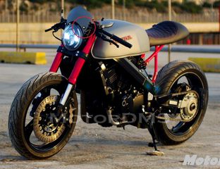 ΦΛΑΣ ΜΑΥΡΟ ΓΙΑ CUSTOM PROJECT BOBBER CAFE RACER TRACKER SCRAMBLER CHOPPER ΤΗΣ RETROMOTO