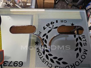 ΚΑΘΡΈΦΤΕΣ ΧΡΩΜΙΟ ΝΙΚΕΛ AMER RetroMoto ΠΟΛΥ ΚΑΛΗΣ ΠΟΙΟΤΗΤΑΣ !!!