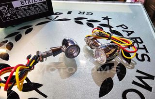 ΜΙΚΡΑ ΦΛΑΣ ME ΦΩΣ ΣΤΟΠ, ΧΡΩΜΙΟ ΝΙΚΕΛ ΜΑΖΙ ΓΙΑ CUSTOM PROJECT BOBBER CAFE RACER TRACKER SCRAMBLER CHOPPER ΤΗΣ RETROMOTO!!! MotorDMS.