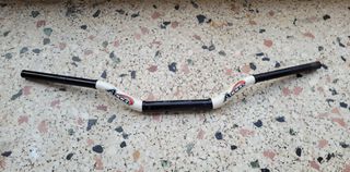 Τιμόνι ACCEL fat bar ΑΣΠΡΟ / ΜΑΥΡΟ-thumb-2