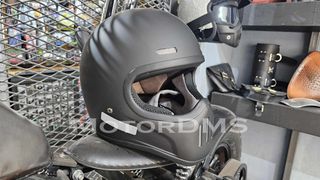 VINTAGE CROSS HELMET RetroMoto!!! ΜΑΥΡΟ ΜΑΤ ΑΝΔΡΙΚΟ ΚΑΙ ΓΥΝΑΙΚΕΙΟ old school classic vintage Custom project Cafe Racer Tracker chopper bobber scooter