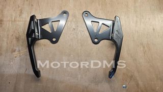 ΧΕΙΡΟΛΑΒΕΣ ΣΥΝΟΔΗΓΟΥ ΣΥΝΕΠΙΒΑΤΗ CUSTOM UNIVERSAL ΜΑΥΡΕΣ MotorDMS-Racing! Kραμα αλουμινιου 6061