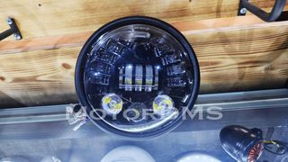 ΦΑΝΑΡΙ ΜΠΡΟΣΤΑ LED ΑΡΙΣΤΗΣ ΠΟΙΟΤΗΤΑΣ ΚΑΙ ΕΝΣΩΜΑΤΩΜΕΝΑ ΦΛΑΣ RETROMOTO !!! 6500K 180W MotorDMS!!!