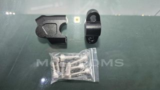 ΚΑΒΑΛΕΤΑ Μαύρο 22mm CNC ΤΙΜΟΝΙΟΥ RIZERS ΑΠΟΣΤΑΤΕΣ FAT BAR FATBAR MotorDMS.