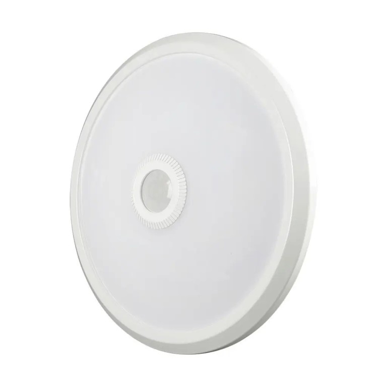 VTAC PRO – Πλαφονιέρα LED Στρογγυλή 12W CCT (3 σε 1) με Αισθητήρα PIR Λευκή – SKU: 234186