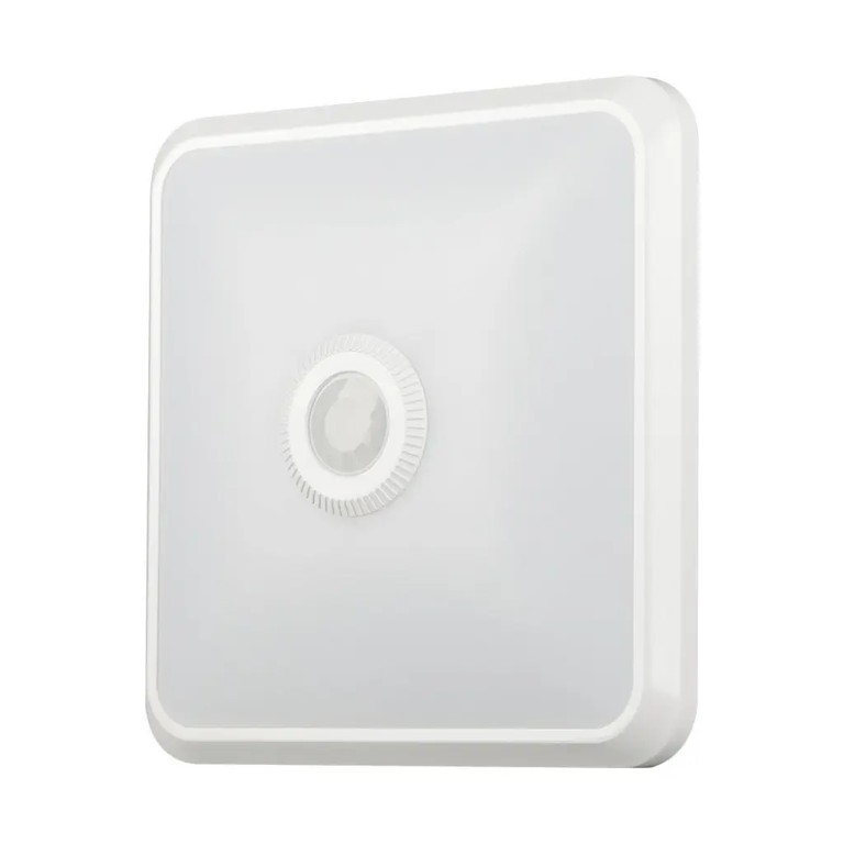 VTAC PRO – Πλαφονιέρα LED Τετράγωνη 12W CCT (3 σε 1) με Αισθητήρα PIR Λευκή – SKU: 234196