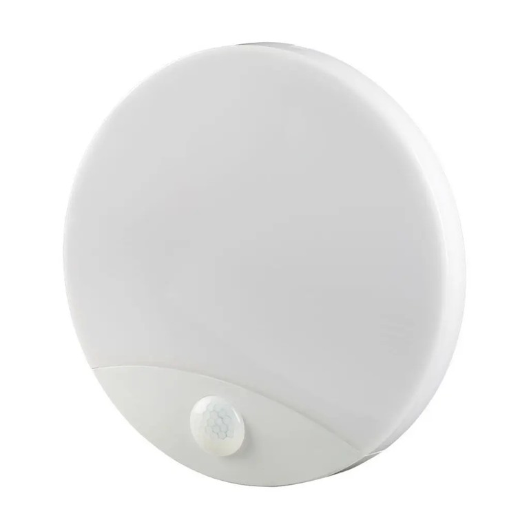 VTAC PRO – Πλαφονιέρα LED 15W Στρογγυλή Με Ανιχνευτή Κίνησης PIR Λευκή CCT IP44 – SKU: 234206