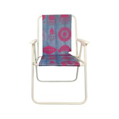 Πτυσσόμενη καρέκλα camping - 1215-3 - 241736 - Blue/Red