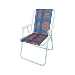 Πτυσσόμενη καρέκλα camping - 1215-3 - 241736 - Blue/Orange